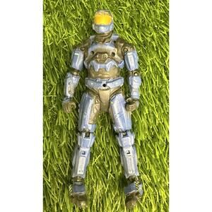 Halo Spartan Blue Action Figure 5" Tall Used McFarlane Toys Collectible